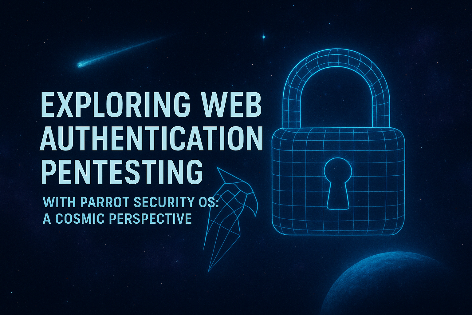 Explore web auth pentesting with Parrot OS